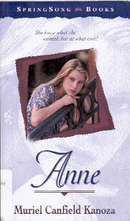 Cover of Anne by Dan Thornberg. Courtesy: Bethany House Publishers.