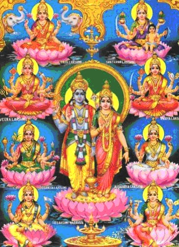 Pictures of Some Hindu Gods and Goddesses